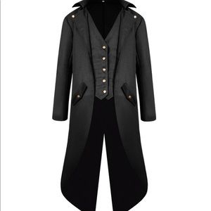 Gothic tailcoat steampunk costume coat